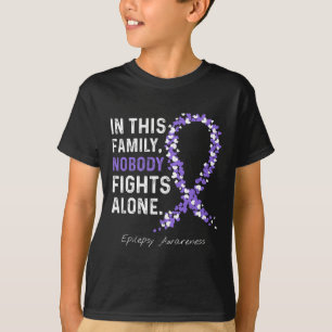 In This Family Nobody Fights Epilepsy Awareness Al T-Shirt