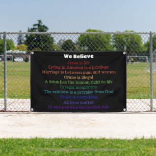 In This Home We Believe Republic Banner