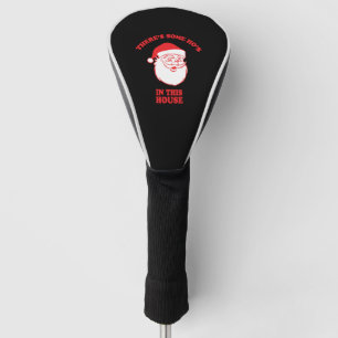 In this House Funny Christmas Santa Claus Golf Head Cover