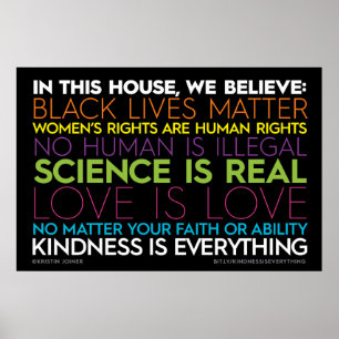 In This House... Kindness Is Everything Sign