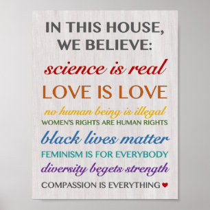 In This House We Believe Poster