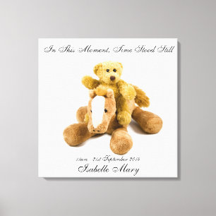 In this moment, time stood still - Ted and Horse Canvas Print