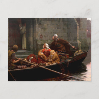 In Time of Peril, c. 1897 by Edmund Leighton Postcard