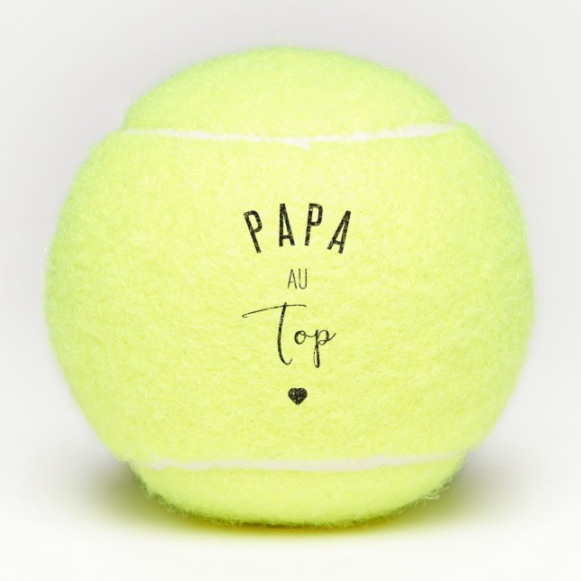 IN TOP FORM DAD TENNIS BALLS (Front)