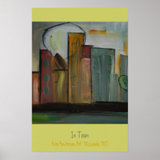 In Town by Kim Anderson Art Poster