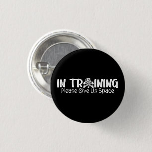 In Training Please Give Us Space For Dog Trainers 3 Cm Round Badge