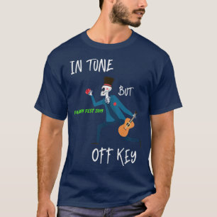 in tune but off key Fantasy Fest 2019 skull man T-Shirt