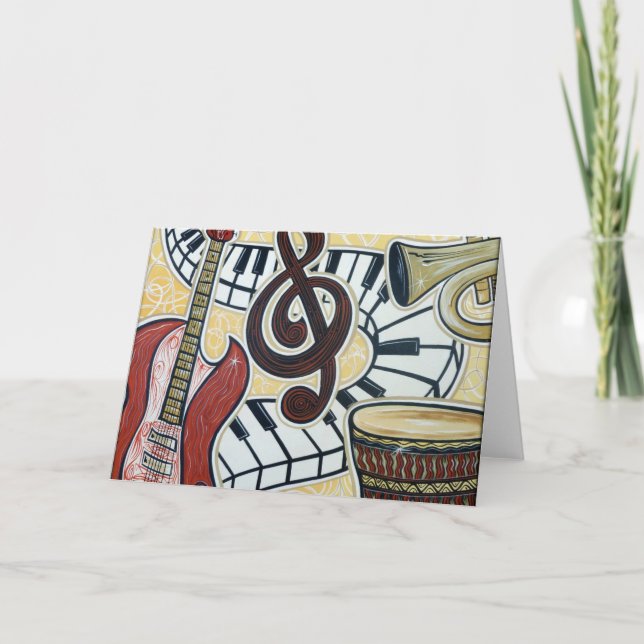 In Tune Greeting Card (Front)