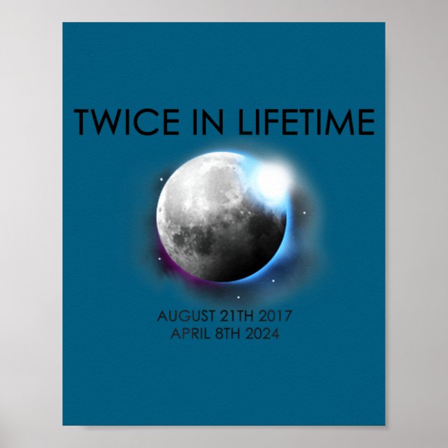 In Twice Lifetime Solar Eclipse Poster (Front)