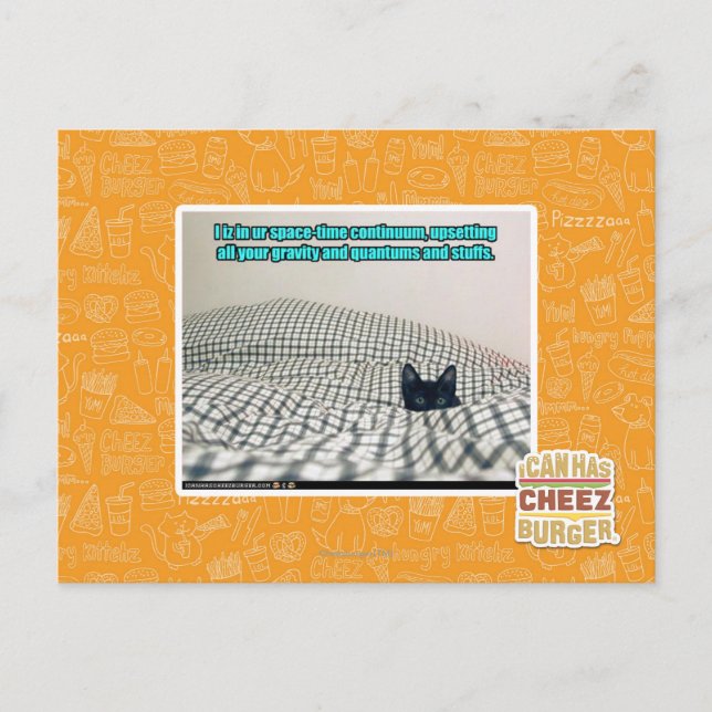 In ur Space Time Continuum Postcard (Front)