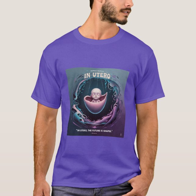 In Utero graphic art Tee Shirt (Front)