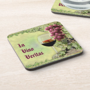 In Vino Veritas Coaster