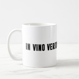 in vino veritas coffee mug