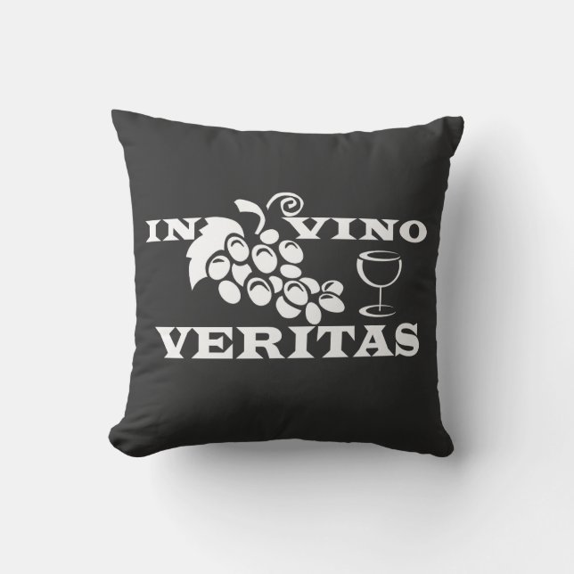 In vino veritas cushion (Front)