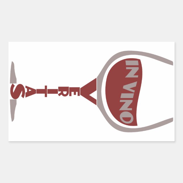 In Vino Veritas custom stickers (Front)