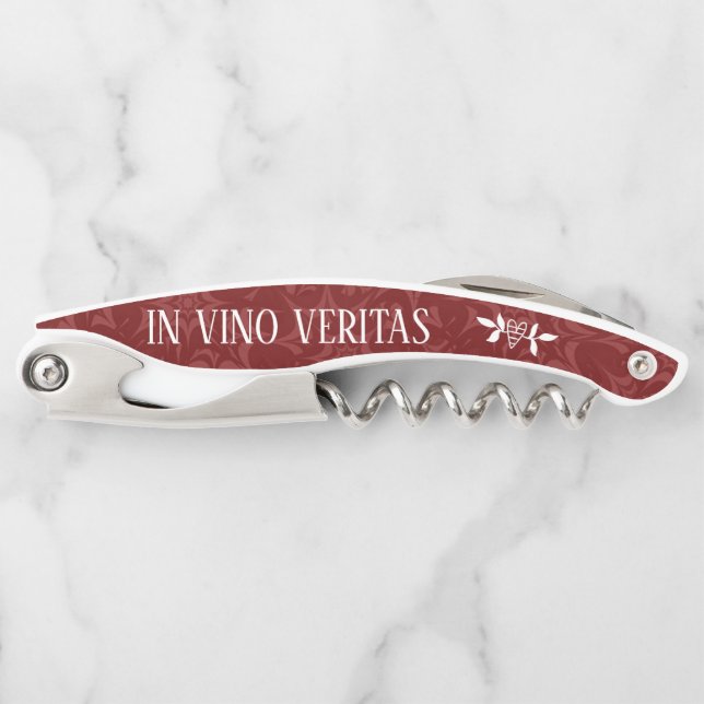 IN VINO VERITAS 'In Wine There is Truth" Corkscrew (Front)