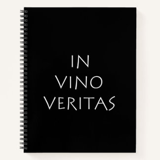 In vino veritas notebook