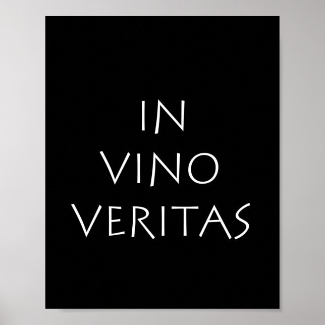 In vino veritas poster (Front)