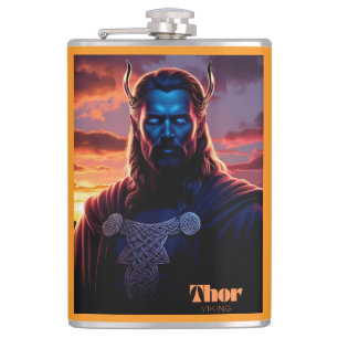 in Vinyl eingeschlagener Flachmann Hip Flask