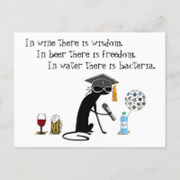 In Wine There Is Wisdom Funny Wine Saying
