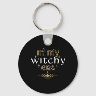 In Witchy Era Witch Mystical Halloween Funny Cute Key Ring