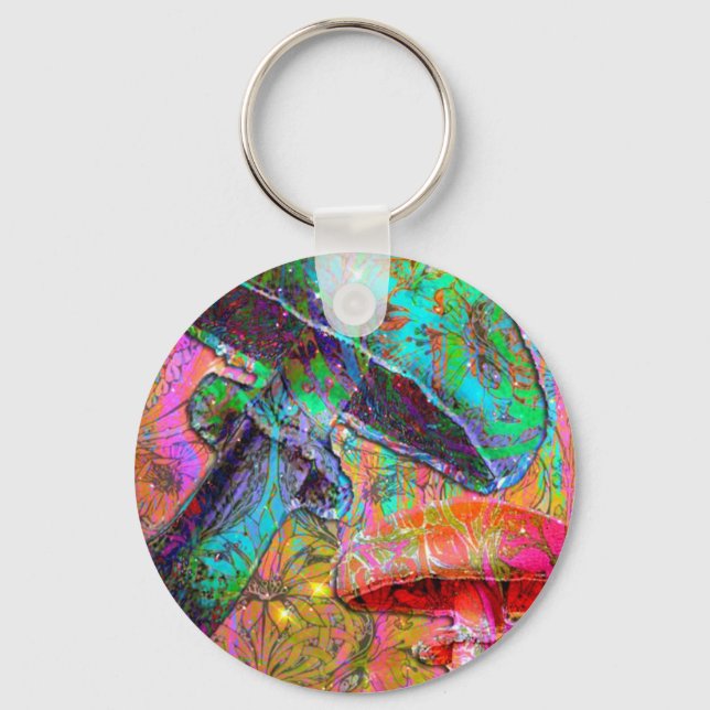 In Wonderland IV Key Ring (Front)