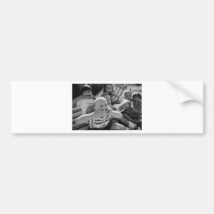 In your face bumper sticker