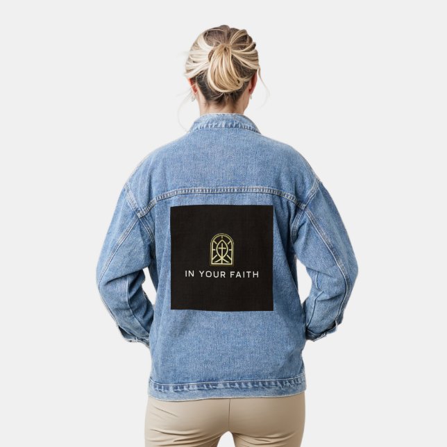 In Your Faith Denim Jacket (Model)
