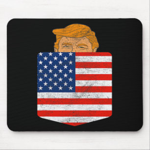 In Your Pocket Usa Election Trump For 2024 4th Of  Mouse Mat