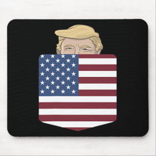 In Your Pocket Usa Election Trump For 2024 4th Of  Mouse Mat