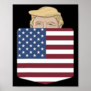 In Your Pocket Usa Election Trump For 2024 4th Of  Poster