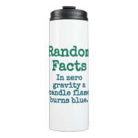 In Zero Gravity A Candle Flame - Trivia Fact
