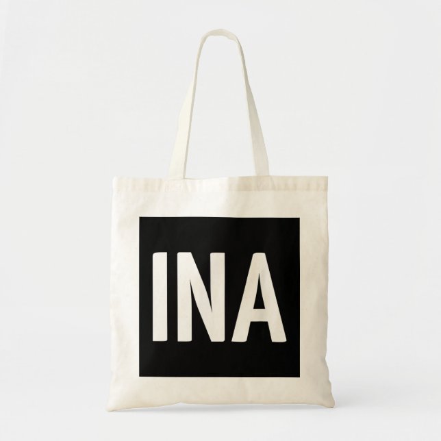 INA Argentina Three Part Design Argentinian Flag P Tote Bag (Front)
