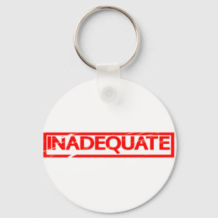 Inadequate Stamp Key Ring