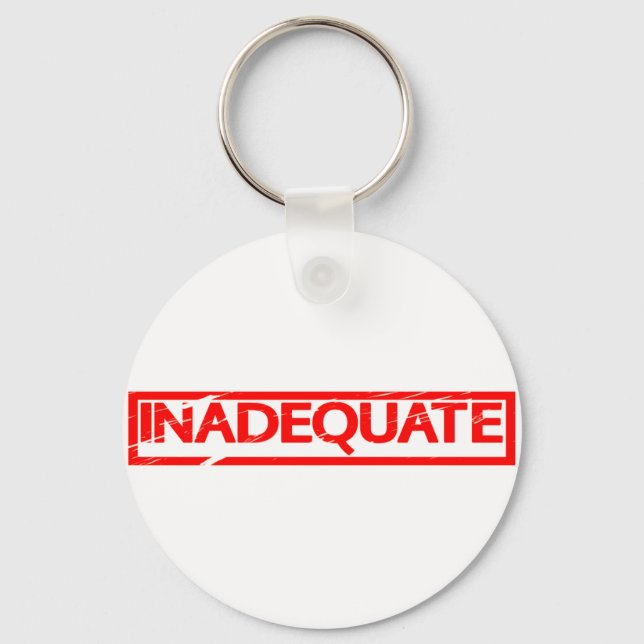 Inadequate Stamp Key Ring (Front)