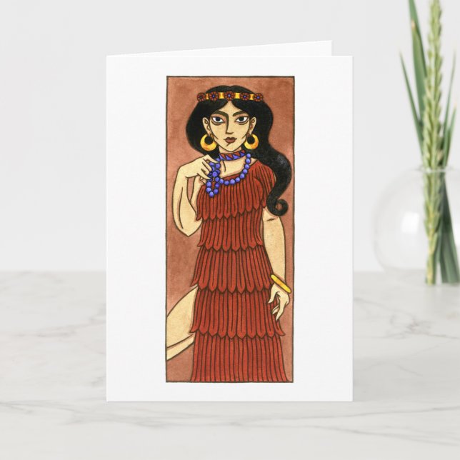 Inanna Greeting Card (Front)