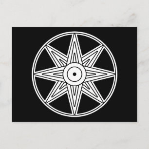 Inanna Star Symbol Postcard