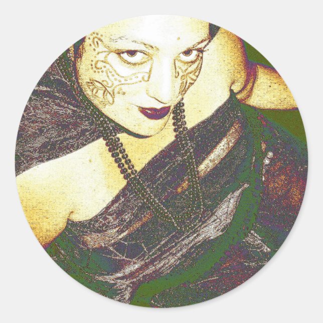 Inanna's Persuasion Classic Round Sticker (Front)