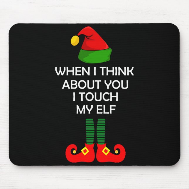 Inappropriate Christmas Shirt Funny Xmas  Mouse Mat (Front)