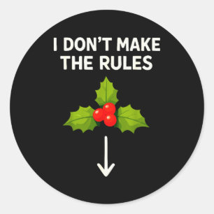 Inappropriate Christmas Shirts Men, Funny Adult Mi Classic Round Sticker