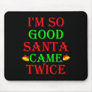 Inappropriate Christmas Shirts Uni Adult Black Sma Mouse Mat