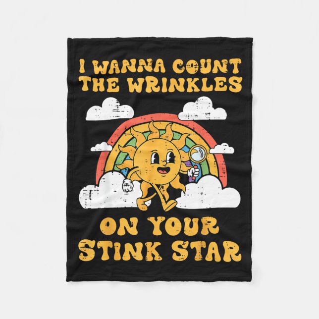 Inappropriate I W Count Wrinkles Funny Humor Men W Fleece Blanket (Front)