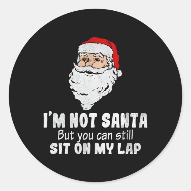 Inappropriate Naughty Classic Round Sticker (Front)