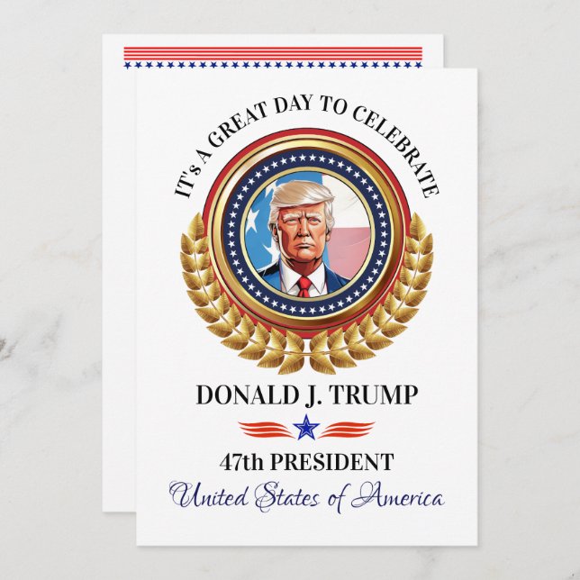 Inauguration Celebration  Holiday Card (Front/Back)