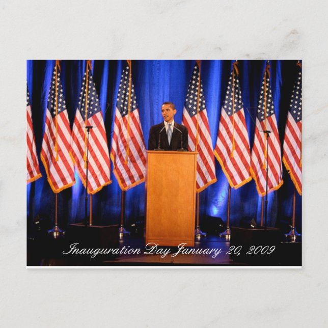 Inauguration Day 2009 Post Card - Customised (Front)