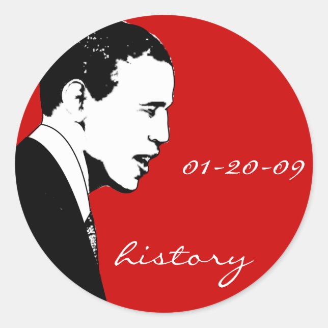 Inauguration Day Classic Round Sticker (Front)