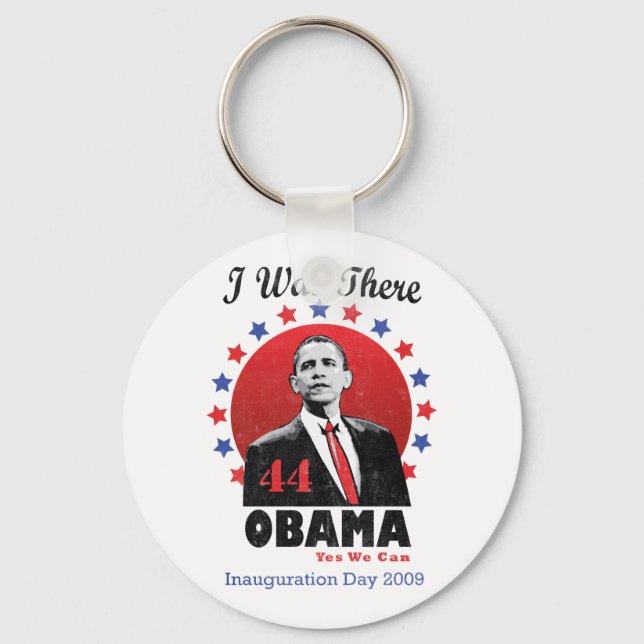 Inauguration Obama - 44th President Key Ring (Front)