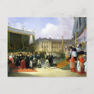 Inauguration of a Monument in Memory Louis XVI Postcard