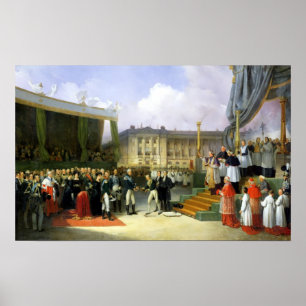 Inauguration of a Monument in Memory Louis XVI Poster