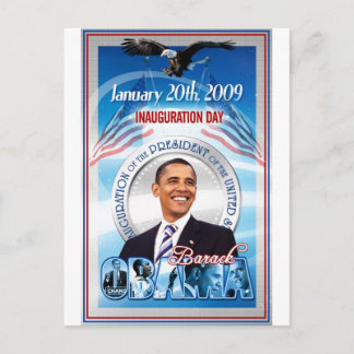 Inauguration of Barack Obama Postcard